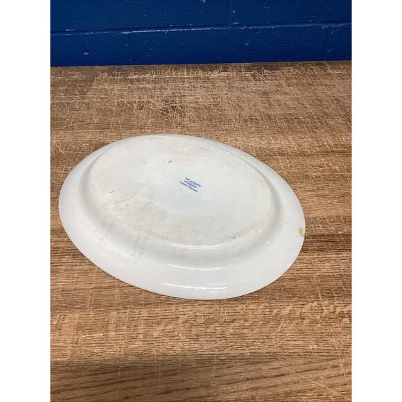 The Ethuria- Wedgwood Oval Floral Serving Dish - England - 14.5x11.75” - Picture 5 of 11